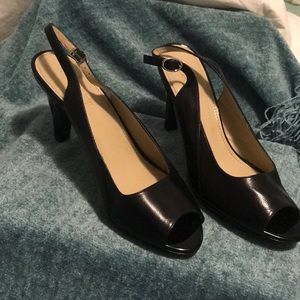 Aubrey Brooke black heels, wore once, size 10